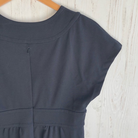 Banana Republic LBD black dress ponte knit 10 - Picture 5 of 8